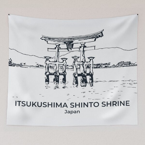 Item preview, Itsukushima Shinto Shrine - Japan designed and sold by Lakeric Cityscapes.