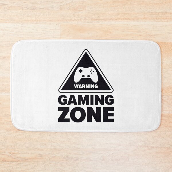 Item preview, Warning Gaming Zone Funny Gamer Saying designed and sold by Kubala Designs.