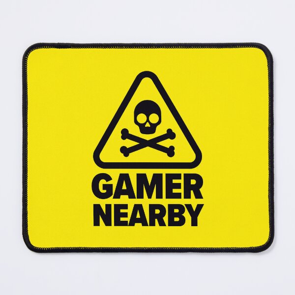 Item preview, Gamer Nearby Funny Gamer Saying designed and sold by Kubala Designs.