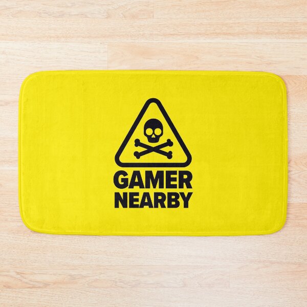 Item preview, Gamer Nearby Funny Gamer Saying designed and sold by Kubala Designs.