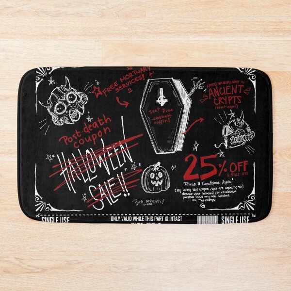 Item preview, Ghoul Coupon (White On Black) designed and sold by baby-blu.