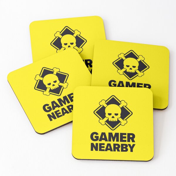 Item preview, Gamer Nearby Funny Gamer Saying designed and sold by Kubala Designs.