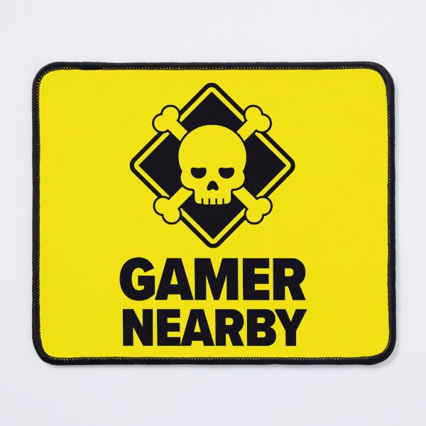 Item preview, Gamer Nearby Funny Gamer Saying designed and sold by Kubala Designs.