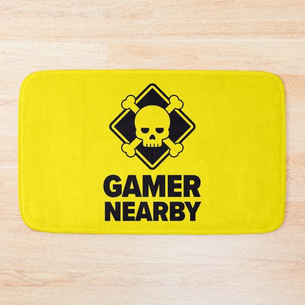 Item preview, Gamer Nearby Funny Gamer Saying designed and sold by Kubala Designs.