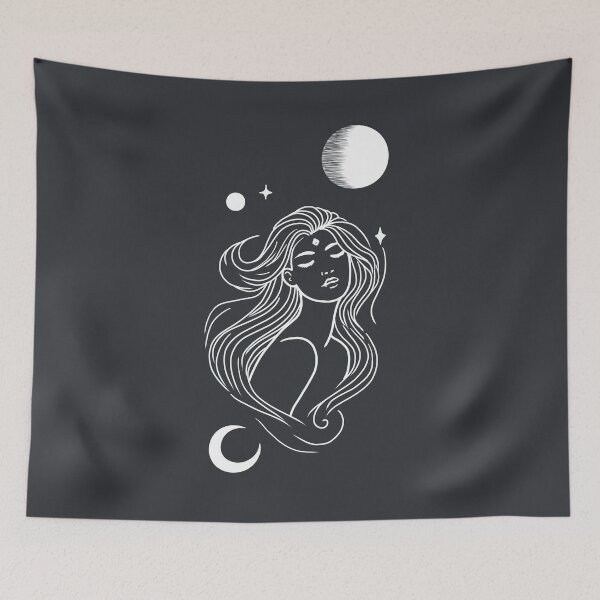 Aperçu de l'œuvre Rayonnement céleste - Gris graphite créée et vendue par MaryAura.