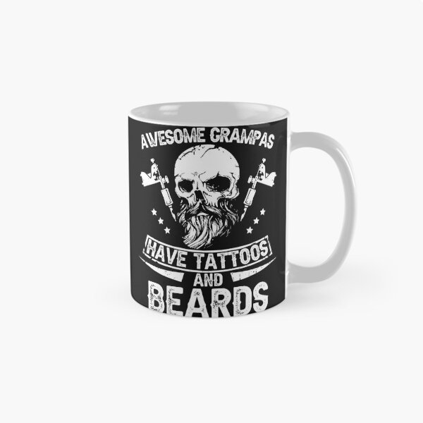 Item preview, Mens Awesome Grampas Have Tattoos and Beards Shirt designed and sold by StreetArtPro.