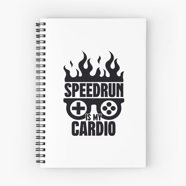 Item preview, Speedrun is my cardio Funny Gamer Saying designed and sold by Kubala Designs.
