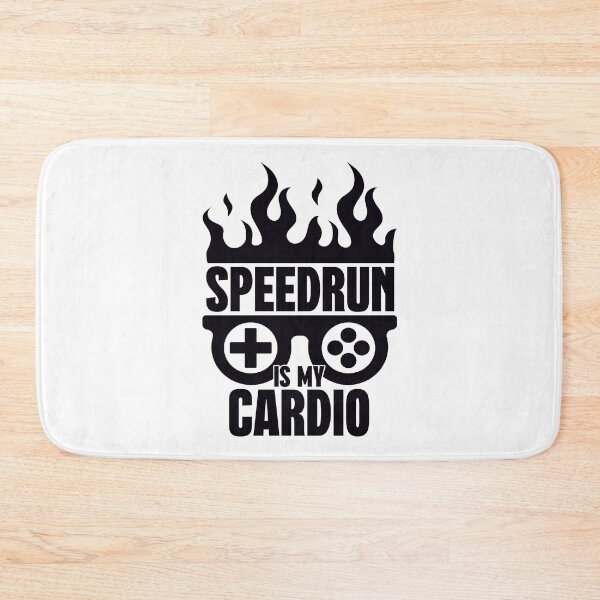Item preview, Speedrun is my cardio Funny Gamer Saying designed and sold by Kubala Designs.