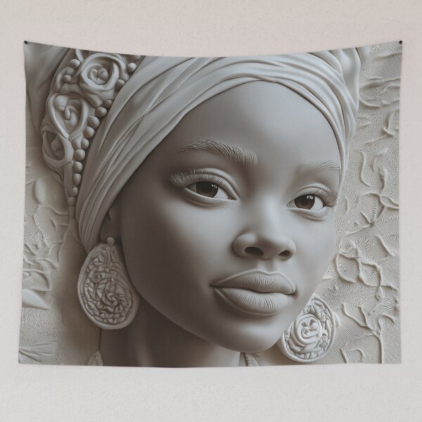 Item preview, Beautiful Black Queen Bas Relief  designed and sold by EugeJ.