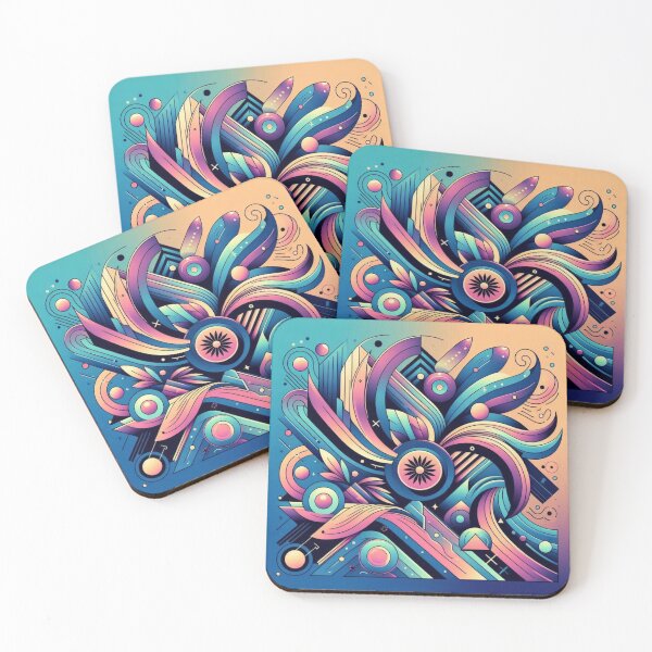 Item preview, Color Transitions and Asymmetric Shapes Design designed and sold by byvarol.