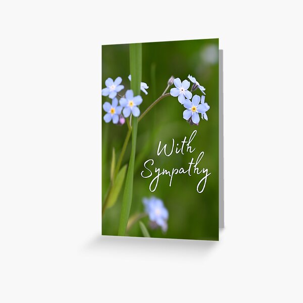 Item preview, Forget Me Not - Sympathy designed and sold by KBarrett-ForAwe.