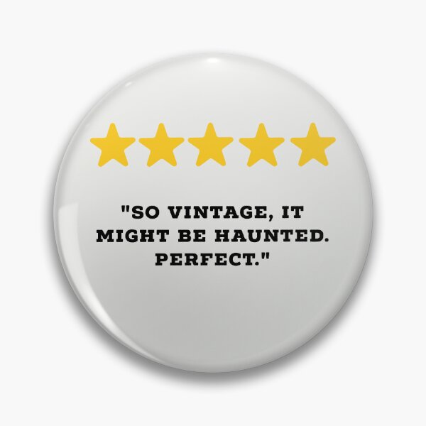 Item preview, Thrift Shoppers / Vintage Hunters Reviews Funny 5 Star Review #4 designed and sold by Jollys-ArtShop.