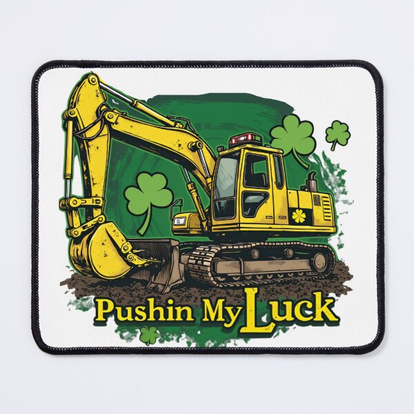 Item preview, Bulldozer Saint Paddys Construction Funny Construction Work designed and sold by ArtFromBeyond.