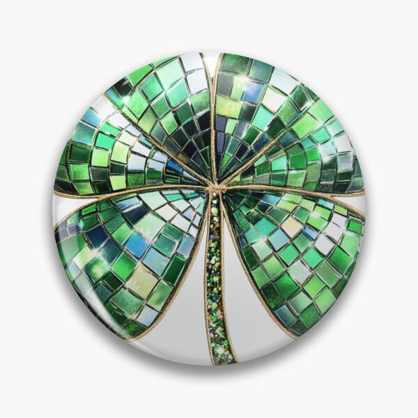 Item preview, Stained Glass Four Leaf Clover designed and sold by Sol-threads.