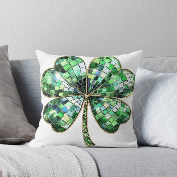 Item preview, Stained Glass Four Leaf Clover designed and sold by Sol-threads.