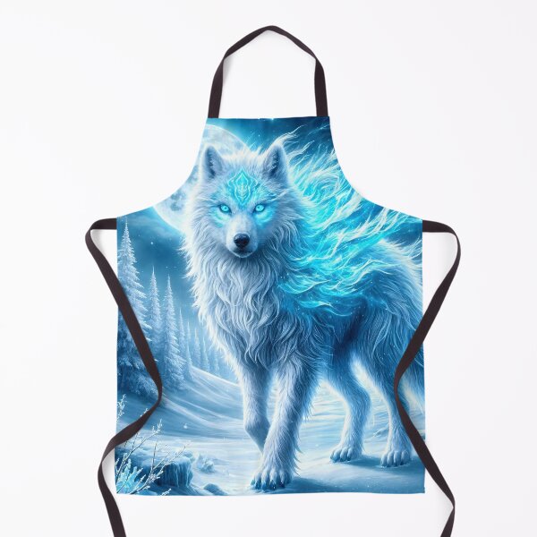 Item preview, Frostfire Wolf designed and sold by AnmitsuArt.