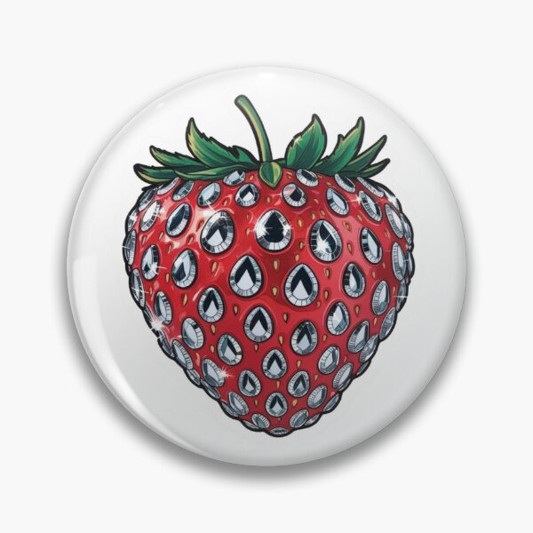 Item preview, Diamond Ball Strawberry Sticker designed and sold by Kmezel.