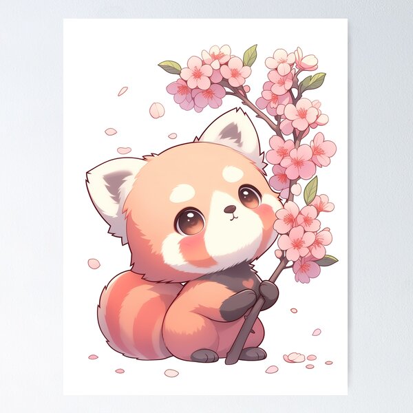 Artikel-Vorschau von Süßer Sakura Roter Panda, designt und verkauft von Mamojiin.