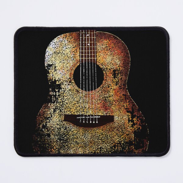 Item preview, ACOUSTIC GUITAR ABSTRACT,UNPLUGGED DISTRESSED RETRO ACOUSTIC GUITAR  designed and sold by Danicus666.