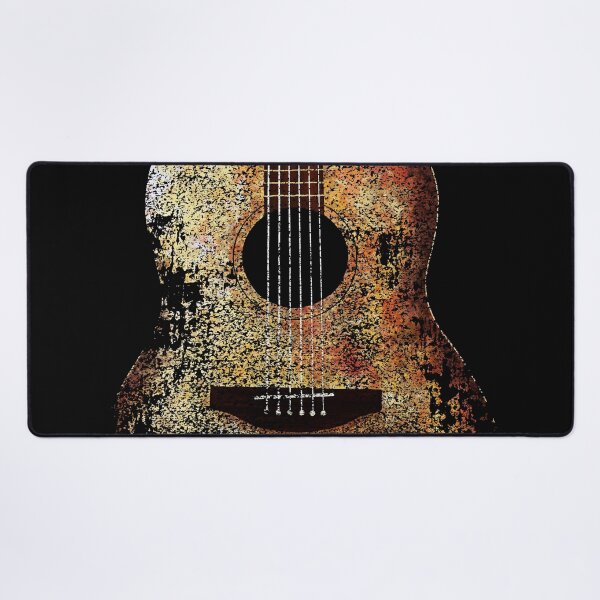 Item preview, ACOUSTIC GUITAR ABSTRACT,UNPLUGGED DISTRESSED RETRO ACOUSTIC GUITAR designed and sold by Danicus666.