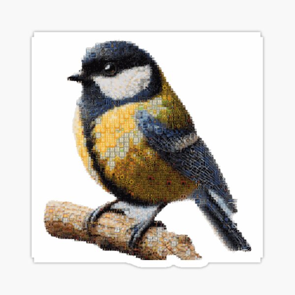 Item preview, Emojified Great Tit – A Modern Take on Nature’s Beauty designed and sold by Emojibanxy.