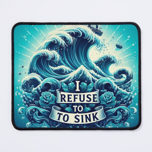 Item preview, I refuse to sink  designed and sold by NEO Jason vamp GO FOR PEACE AND UNITY.