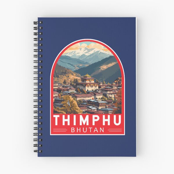 Item preview, Thimphu Bhutan Travel Art Emblem designed and sold by KrisSidDesigns.