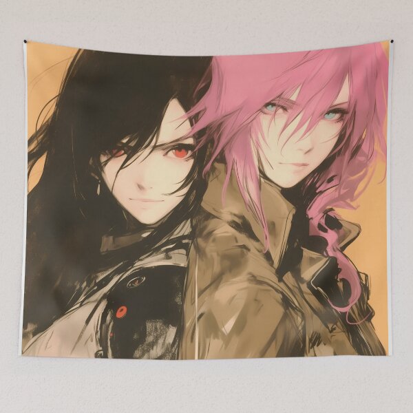 Item preview, Tifa & Lightning - 1  designed and sold by Infinite-Aspire.