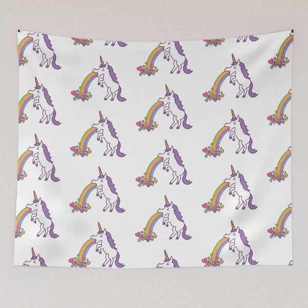 Item preview, Unicorn Throwing Up A Rainbow designed and sold by the-craft-shop.