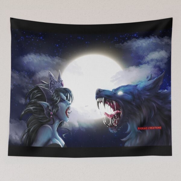 Item preview, Vampire VS werewolf epic showdown! designed and sold by Ryukais-comix.
