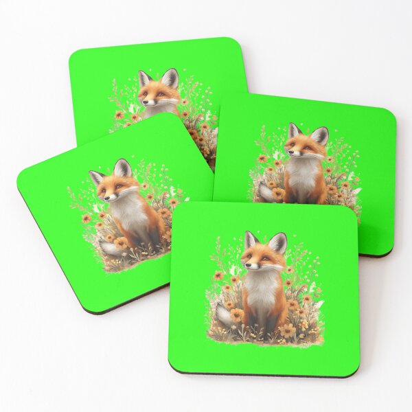 Item preview, Folklore Fox Floral Cottagecore designed and sold by happinesproject.