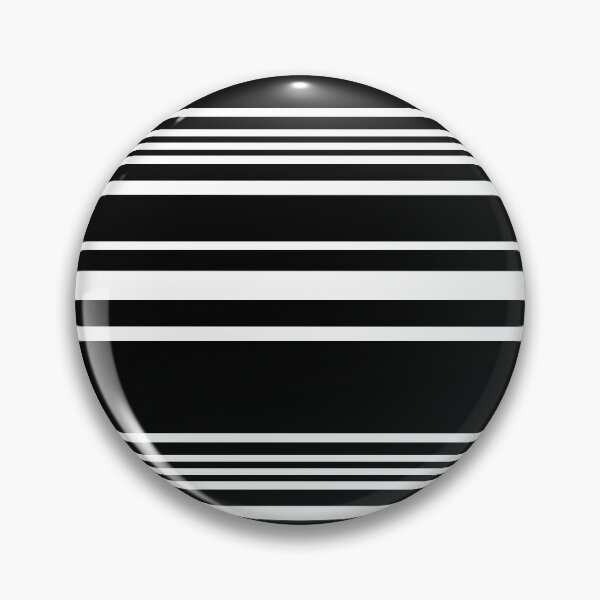 Item preview, Black and White Horizontal Stripes Pattern designed and sold by MaedK.