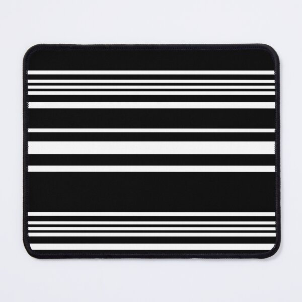 Item preview, Black and White Horizontal Stripes Pattern designed and sold by MaedK.