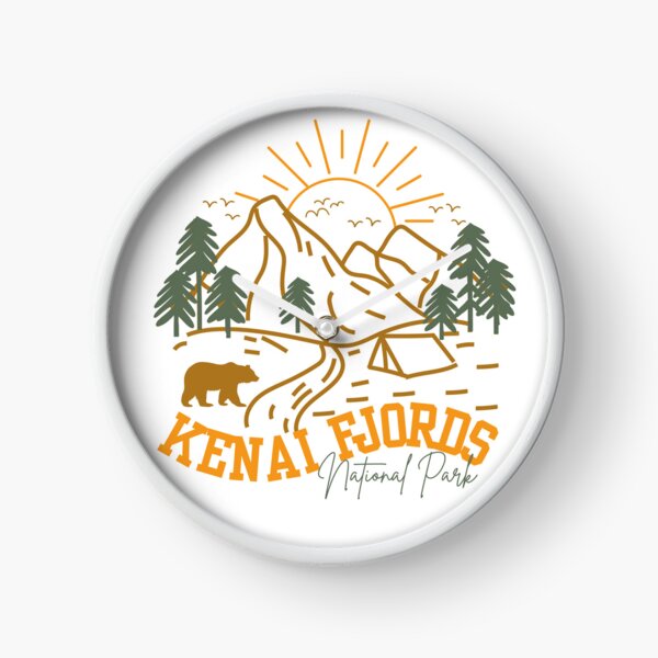 Item preview, Kenai Fjords National State Park Classic Doodle T-shirt Sticker designed and sold by ThinkNature!.