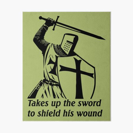 Oak Island T Shirt - Knights Templar Shield Helmet Blades Oak Island T Shirt - Knights Templar Shield Helmet Blades