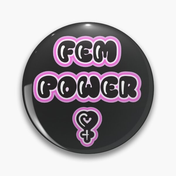 Item preview, FEM POWER logo designed and sold by JuicyHeart-tasteshop.