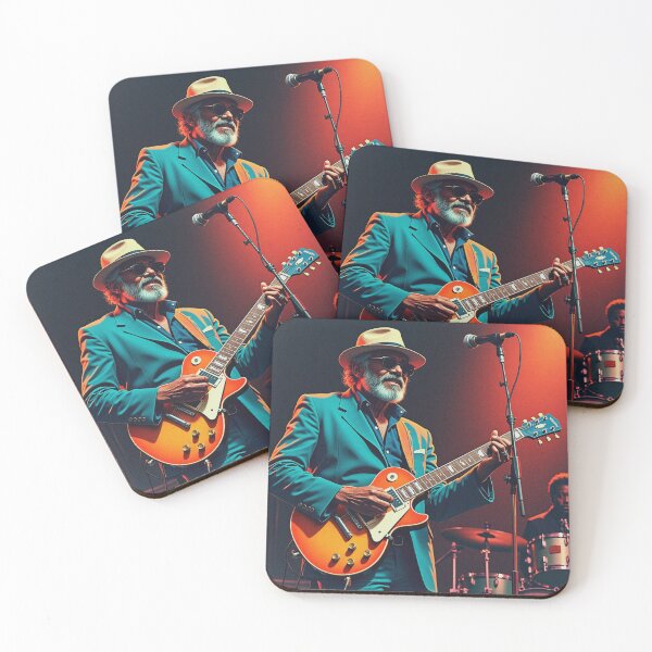 Item preview, Soulful Juke Joint Blues - Vintage Guitarist Portrait Art designed and sold by Rockuanna.