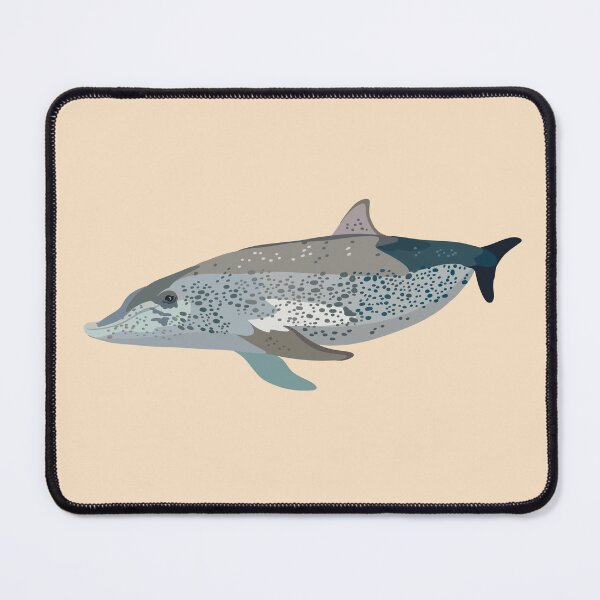 Item preview, A is for Atlantic Spotted Dolphin ,Atlantic Spotted Dolphin – Graceful Marine Mammal Wildlife Illustration designed and sold by PrettylittlepastelUk.