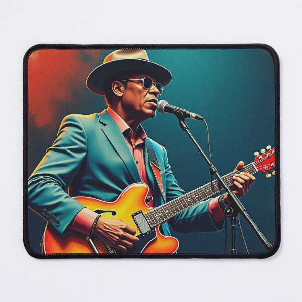 Item preview, Energetic Blues Fest Harmonica - Dynamic Vintage Poster Art designed and sold by Rockuanna.