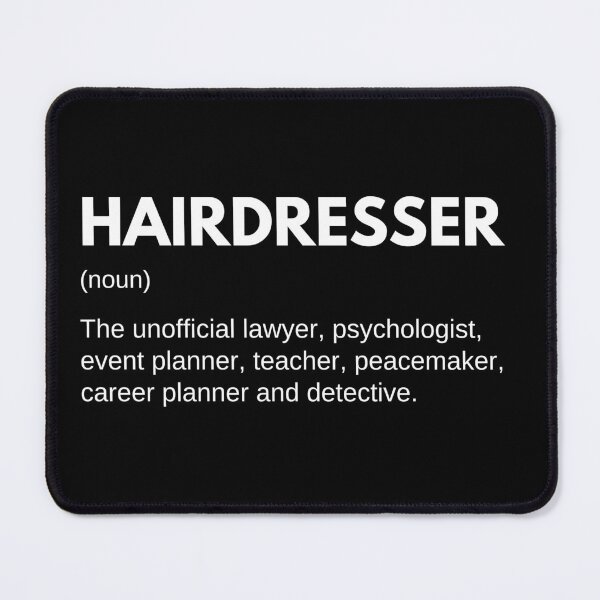 Item preview, Hairdresser & Hairstylist Funny Job Definition designed and sold by CuteLovelyDesigns.