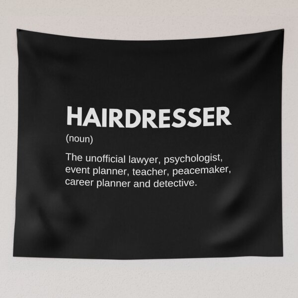 Item preview, Hairdresser & Hairstylist Funny Job Definition designed and sold by CuteLovelyDesigns.