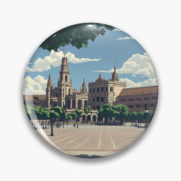 Item preview, Plaza de España | Anime style designed and sold by ComicsFactory.