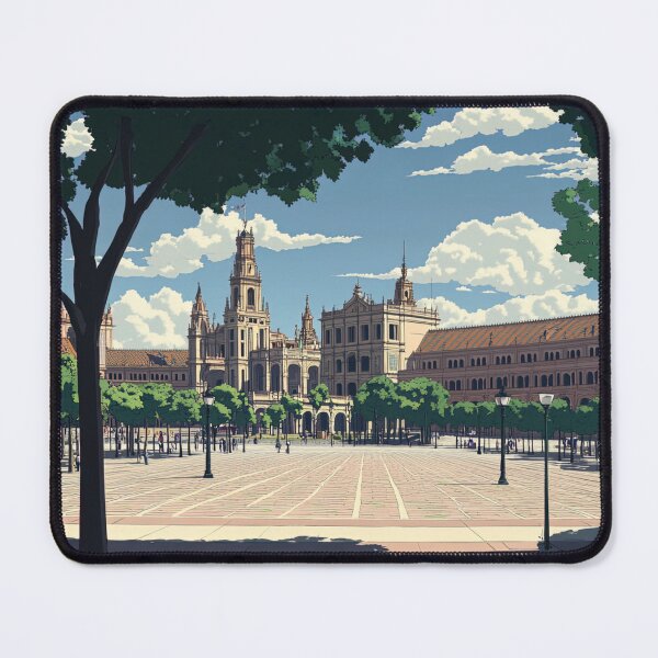 Item preview, Plaza de España | Anime style designed and sold by ComicsFactory.