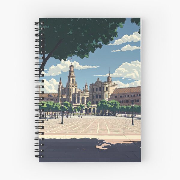Item preview, Plaza de España | Anime style designed and sold by ComicsFactory.
