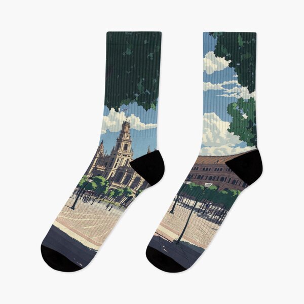 Item preview, Plaza de España | Anime style designed and sold by ComicsFactory.