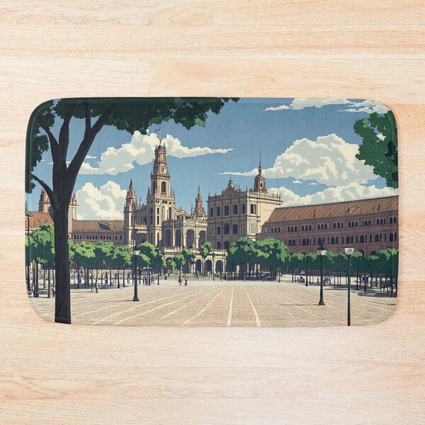 Item preview, Plaza de España | Anime style designed and sold by ComicsFactory.