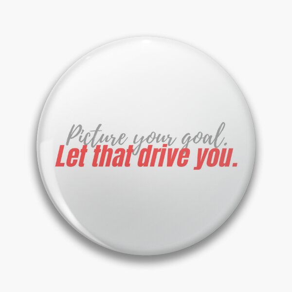Item preview, Picture Your Goal – Motivational Fitness Design designed and sold by PsyFlow35.