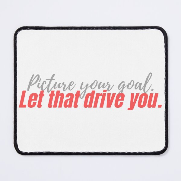 Item preview, Picture Your Goal – Motivational Fitness Design designed and sold by PsyFlow35.