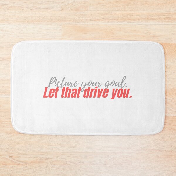 Item preview, Picture Your Goal – Motivational Fitness Design designed and sold by PsyFlow35.