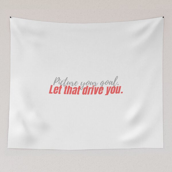 Item preview, Picture Your Goal – Motivational Fitness Design designed and sold by PsyFlow35.
